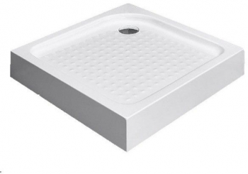 Cadita de dus Tempo Line patrata 90 X 90 cm Acril Amprenta antiderapanta 