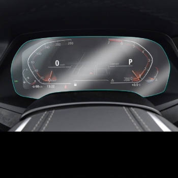 Folie de protectie ecran ceasuri de bord GIDA-CRIS GC049 din sticla securizata compatibil BMW X5/X6/X7 2019-2022 antireflex si antisoc 