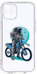 Husa Bestcase comp cu Apple iPhone 11 Astronaut Biker 2MM Soft Silicon prot cam T 828 