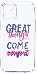 Husa Bestcase comp cu Apple iPhone 11 Great Things 2MM Soft Silicon prot cam T 486 
