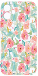 Husa Bestcase comp cu Apple iPhone 11 Pastel Colors Collection Flowers 2MM Soft Silicon prot cam T 503 