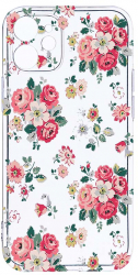 Husa Bestcase comp cu Apple iPhone 11 Pastel Colors Collection Flowers 2MM Soft Silicon prot cam T 511 