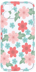 Husa Bestcase comp cu Apple iPhone 11 Pastel Colors Collection Flowers 2MM Soft Silicon prot cam T 515 