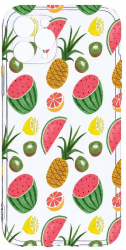 Husa Bestcase comp cu Apple iPhone 11 Pro Max Ananas 2MM Soft Silicon prot cam T 666 