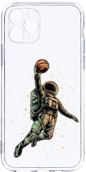 Husa Bestcase comp cu Apple iPhone 11 Pro Max Astronaut Basketball 2MM Soft Silicon prot cam T 1003 