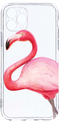 Husa Bestcase comp cu Apple iPhone 11 Pro Max Flamingo 2MM Soft Silicon prot cam T 55 