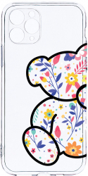 Husa Bestcase comp cu Apple iPhone 11 Pro Flower Teddy Bear 2MM Soft Silicon prot cam T 983 