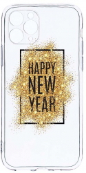 Husa Bestcase comp cu Apple iPhone 11 Pro Happy New Year 2MM Soft Silicon prot cam T 355 