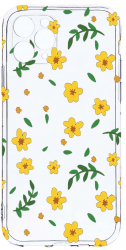 Husa Bestcase comp cu Apple iPhone 11 Pro Little yellow flowers 2MM Soft Silicon prot cam T 696 