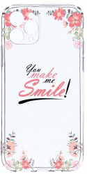 Husa Bestcase comp cu Apple iPhone 11 Pro Max Make Me Smile 2MM Soft Silicon prot cam T 4 