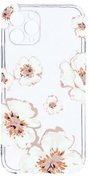 Husa Bestcase comp cu Apple iPhone 11 Pro Pastel Colors - Flowers 2MM Soft Silicon prot cam T 499 