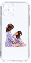 Husa Bestcase comp cu Apple iPhone 11 Pro Max Princesses Gril Mom 2MM Soft Silicon prot cam T 553 