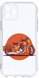 Husa Bestcase comp cu Apple iPhone 11 Pro Max Retro Bike 2MM Soft Silicon prot cam T 818 