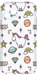 Husa Bestcase comp cu Apple iPhone 11 Pro Unicorn - universe 2MM Soft Silicon prot cam T 526 