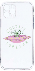 Husa Bestcase comp cu Apple iPhone 11 Pro Universe Good Bye 2MM Soft Silicon prot cam T 474 