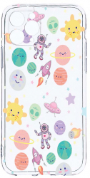 Husa Bestcase comp cu Apple iPhone 11 Pro Universe Planets UFO 2MM Soft Silicon prot cam T 473 