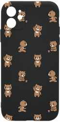 Husa Bestcase comp cu Apple iPhone 11 Teddy Bear Pattern Slim Microfibra prot cam PB 970 