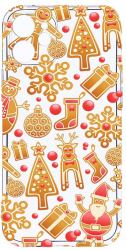 Husa Bestcase comp cu Apple iPhone 11 Xmas 2MM Soft Silicon prot cam T 317 