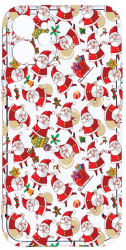 Husa Bestcase comp cu Apple iPhone 11 Xmas - Santa Claus 2MM Soft Silicon prot cam T 315 