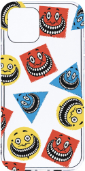 Husa Bestcase comp cu Samsung Galaxy A22 5G Abstract Smiley 2MM Soft Silicon prot cam T 1014 