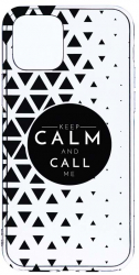Husa Bestcase comp cu Apple iPhone 12 Pro Keep Calm 2MM Soft Silicon prot cam T 2 