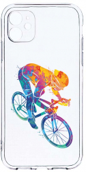 Husa Bestcase comp cu Apple iPhone 12 Mini Cyclist Colorful 2MM Soft Silicon prot cam T 793 