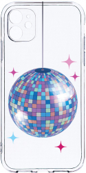 Husa Bestcase comp cu Apple iPhone 12 Mini Disco Ball 2MM Soft Silicon prot cam T 1006 