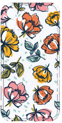 Husa Bestcase comp cu Apple iPhone 12 Mini Flowers - Pastel Colors 2MM Soft Silicon prot cam T 755 