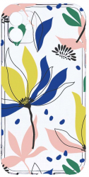 Husa Bestcase comp cu Apple iPhone 12 Mini Flowers Pattern 2MM Soft Silicon prot cam T 754 