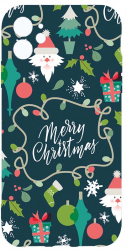 Husa Bestcase comp cu Apple iPhone 12 Mini Merry Christmas 2MM Soft Silicon prot cam T 6 