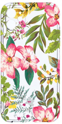 Husa Bestcase comp cu Apple iPhone 12 Mini Pastel Colors Collection Flowers 2MM Soft Silicon prot cam T 510 