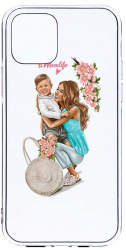 Husa Bestcase comp cu Samsung Galaxy A22 5G Mom Life With a Boy 2MM Soft Silicon prot cam T 559 