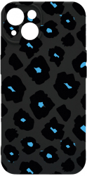 Husa Bestcase comp cu Apple iPhone 13 Mini Blue Leopard Pattern Slim Microfibra prot cam PB 1039 