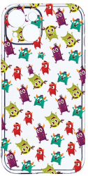 Husa Bestcase comp cu Apple iPhone 13 Monsters 2MM Soft Silicon prot cam T 121 
