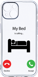 Husa Bestcase comp cu Apple iPhone 14 Plus My Bed Is Calling 2MM Soft Silicon prot cam T 945 