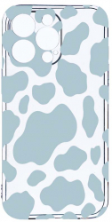 Husa Bestcase comp cu Apple iPhone 14 Pro Blue Cow 2MM Soft Silicon prot cam T 788