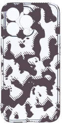 Husa Bestcase comp cu Apple iPhone 14 Pro Gray Camouflage 2MM Soft Silicon prot cam T 810 