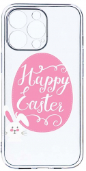 Husa Bestcase comp cu Apple iPhone 14 Pro Max Happy Easter 2MM Soft Silicon prot cam T 689 