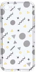 Husa Bestcase comp cu Apple iPhone SE 3 Abstract 2MM Soft Silicon prot cam T 74 
