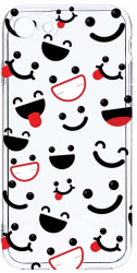 Husa Bestcase comp cu Apple iPhone SE 2 Be Happy 2MM Soft Silicon prot cam T 32 