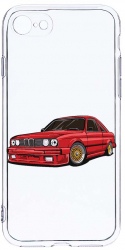 Husa Bestcase comp cu Apple iPhone SE 3 Classic Car 2MM Soft Silicon prot cam T 829 