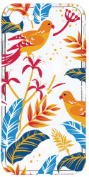 Husa Bestcase comp cu Apple iPhone SE 2 Colored Birds 2MM Soft Silicon prot cam T 769 