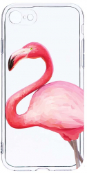 Husa Bestcase comp cu Apple iPhone SE 3 Flamingo 2MM Soft Silicon prot cam T 55 
