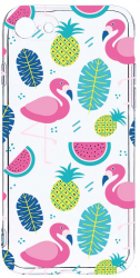 Husa Bestcase comp cu Apple iPhone SE 3 Flamingo 2MM Soft Silicon prot cam T 91 
