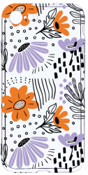 Husa Bestcase comp cu Apple iPhone 8 / iPhone 7 Flowers - Pastel Colors 2MM Soft Silicon prot cam T 757 