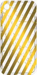 Husa Bestcase comp cu Apple iPhone 8 / iPhone 7 Golden Stripes 2MM Soft Silicon prot cam T 1055 
