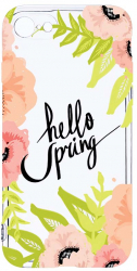 Husa Bestcase comp cu Apple iPhone SE 3 Hello Spring 2MM Soft Silicon prot cam T 685 