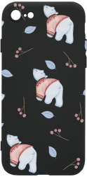 Husa Bestcase comp cu Apple iPhone 8 / iPhone 7 Ice Bear Pattern Slim Microfibra prot cam PB 969 