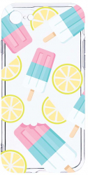 Husa Bestcase comp cu Apple iPhone SE 3 Ice Cream 2MM Soft Silicon prot cam T 65 