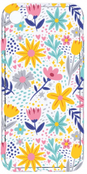 Husa Bestcase comp cu Apple iPhone SE 2 Little Flowers 2MM Soft Silicon prot cam T 758 